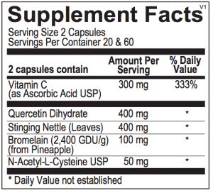 D-Hist ingredients