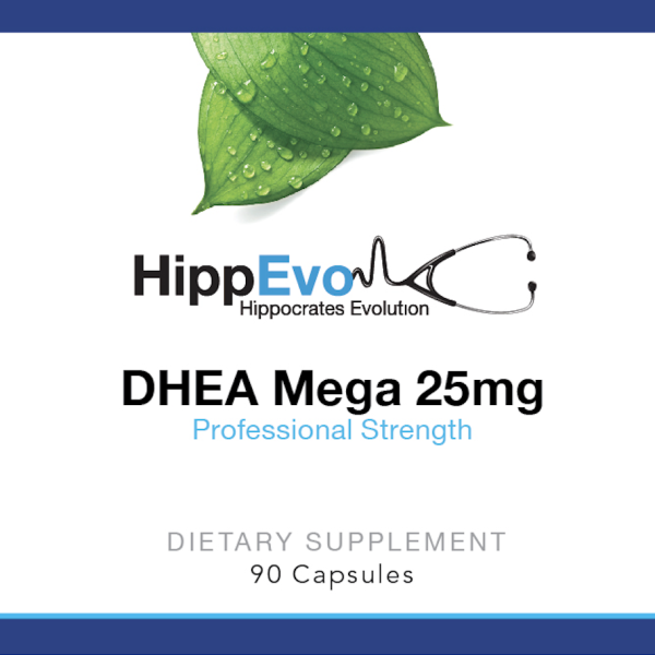 DHEA Mega 25mg label