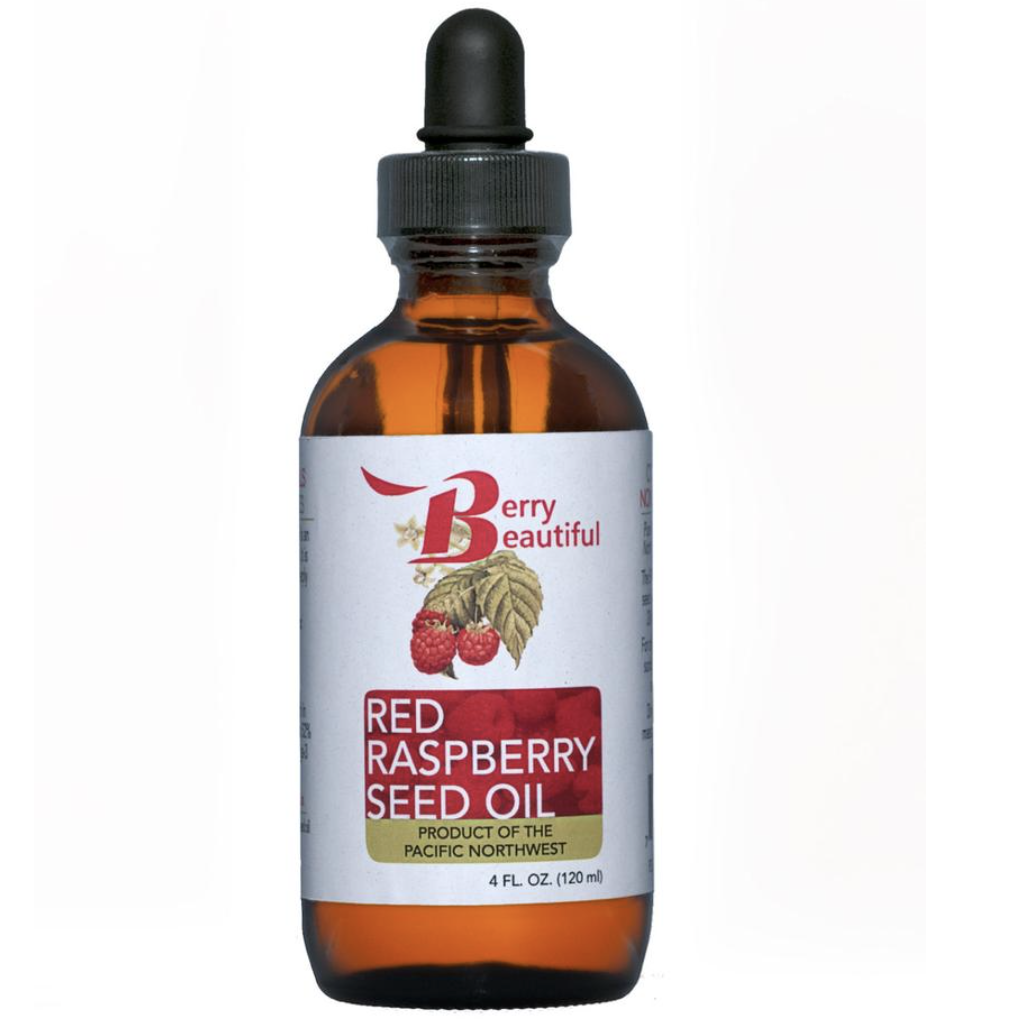 Red raspberry oil label Red Raspberry oil label