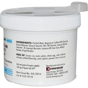Mag sulfate cream ingredients