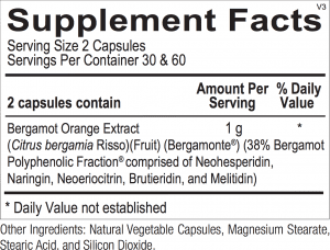 Bergamot 120 ingredients